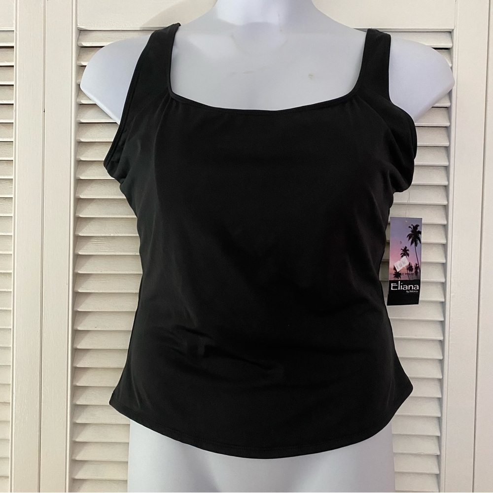 DRK & CO black swim tank tummy control lining size 20W​​​​​